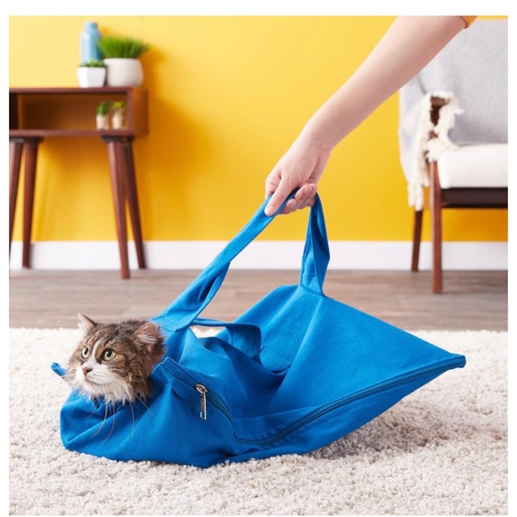 NEW Cat Canvas Vet Bag - contains cat for easier vet appointments - Picture 5 of 6